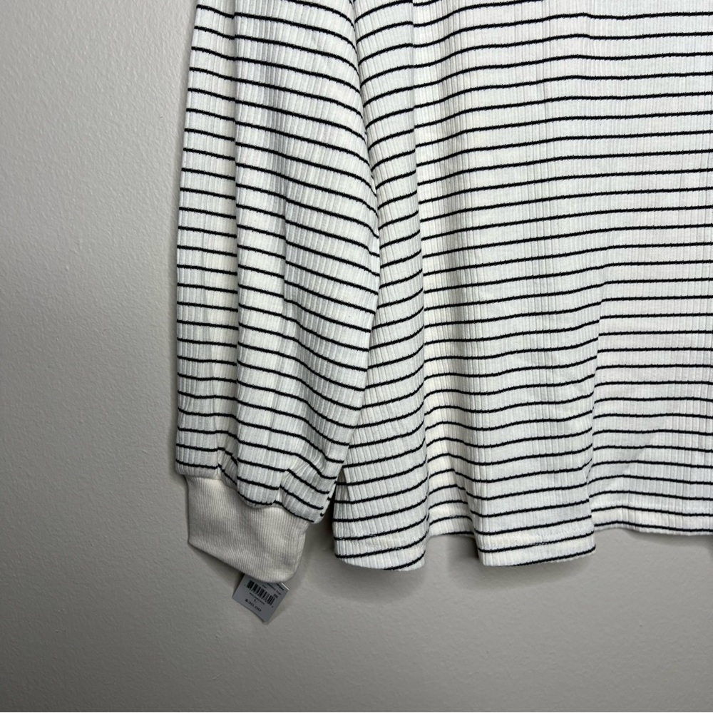 Grace +‎ Karma Striped Ribbed Long Sleeve Top - Picture 3 of 10